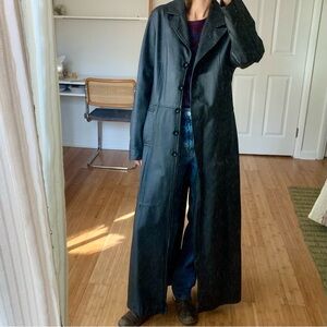 Stylish Black Women's Trench Coat